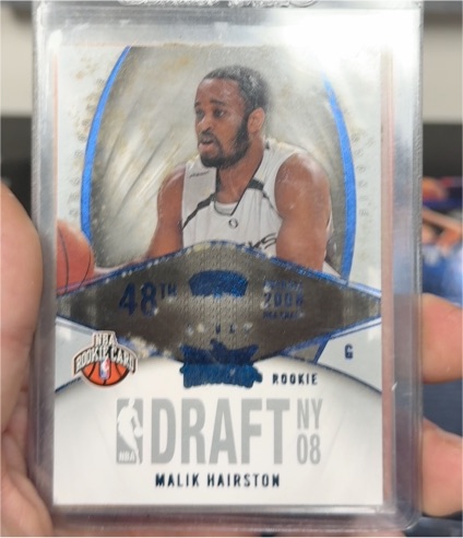 2008-09 Fleer Hot Prospects #48 Malik Hairston — front