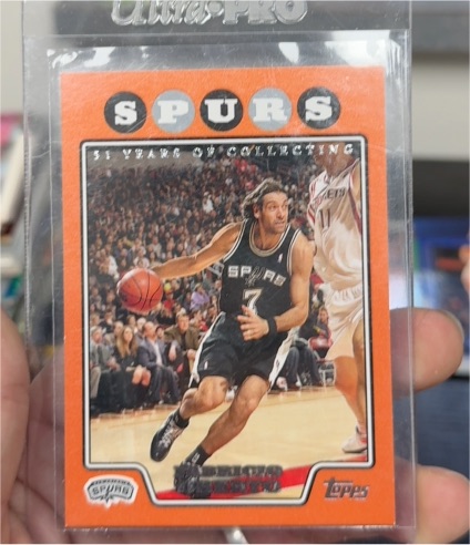 2008-09 Topps #31 Tony Parker — front