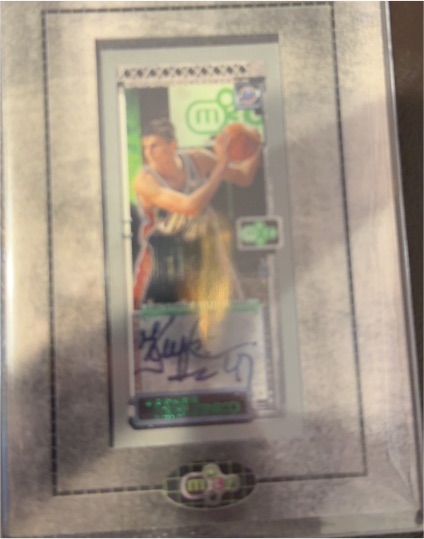 2003-04 Topps Rookie Matrix Mini Framed Autographs #MA-LW Luke Walton — front