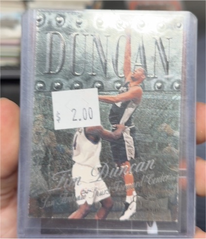 1998-99 Skybox Metal Universe #35 Tim Duncan — front