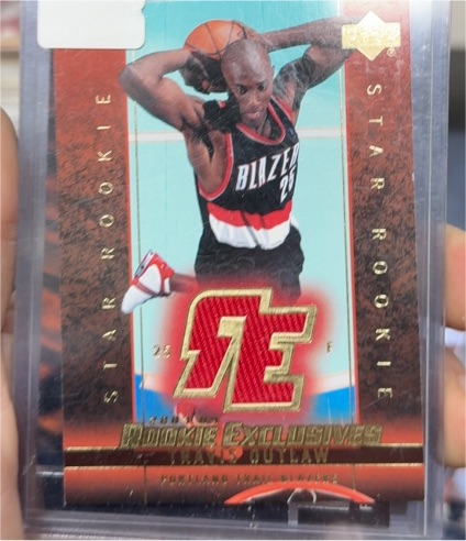 2003-04 Upper Deck Rookie Exclusives #J19 Travis Outlaw — front