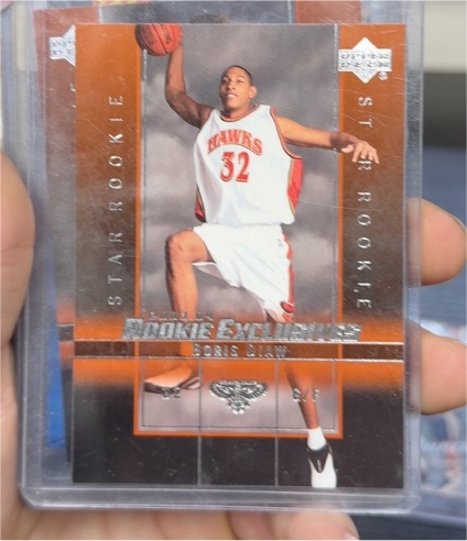 2003-04 Upper Deck Rookie Exclusives #17 Boris Diaw — front