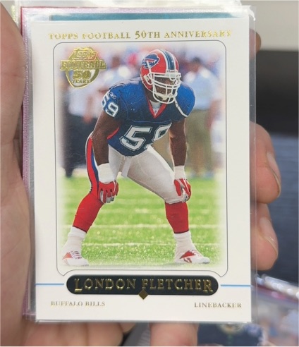 2005 Topps Football 50th Anniversary London Fletcher — front