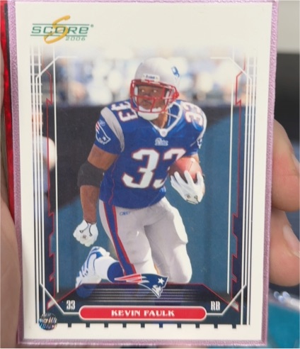 2006 Score #169 Kevin Faulk — front
