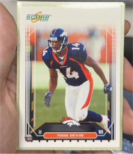 2006 Score #297 Todd Devoe — front