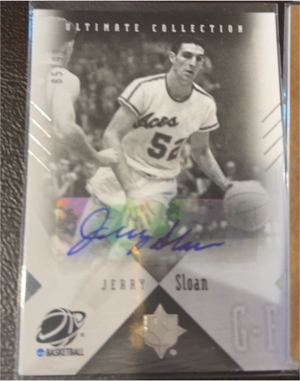 2009-10 Upper Deck Ultimate Collection #65 Jerry Sloan — front