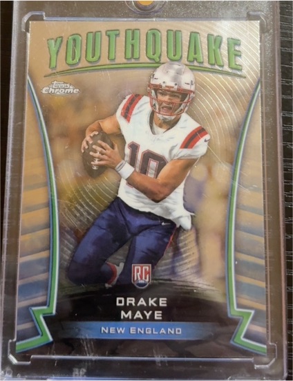 2024 Topps Chrome #Y-2 Drake Maye Youthquake — front