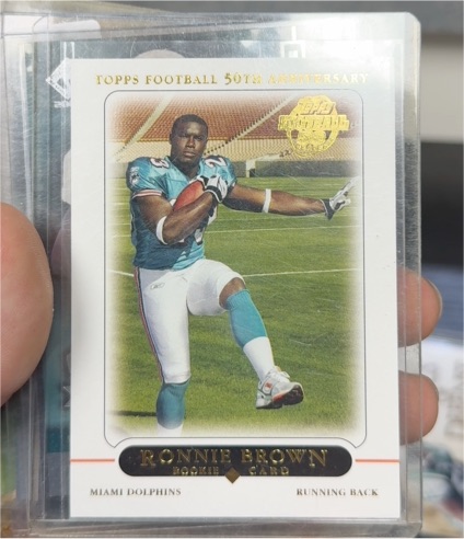 2005 Topps #411 Ronnie Brown — front