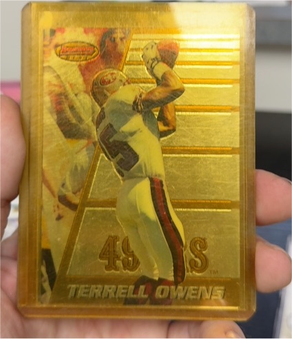 1996 Bowman's Best #147 Terrell Owens — front