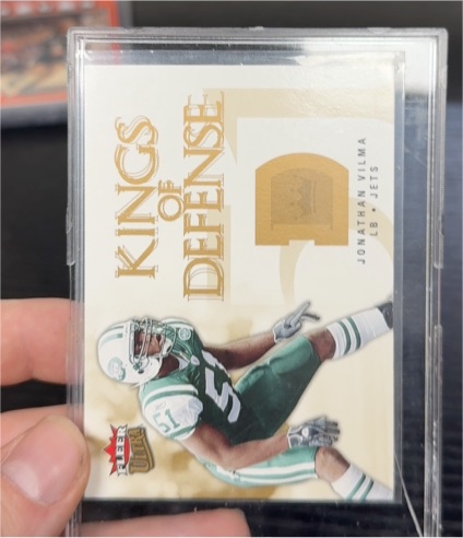 2006 Fleer Ultra Kings of Defense #KD-JV Jonathan Vilma — front