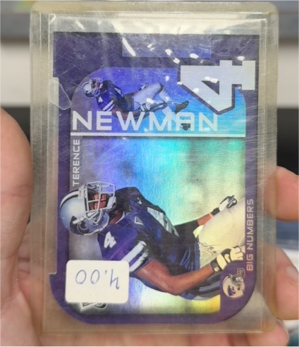 1999 Topps Big Numbers #BN-4 Terence Newman — front
