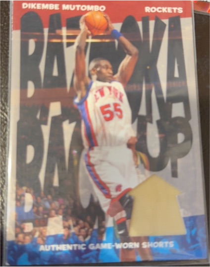 2005 Topps Bazooka Back-Up Dikembe Mutombo — front