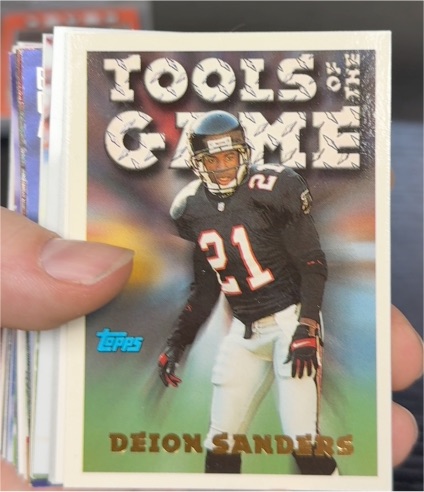 1994 Topps #544 Deion Sanders Tools of the Game — front