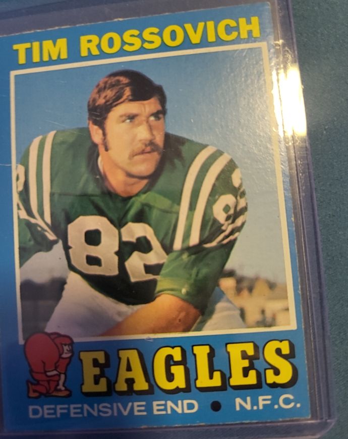1971 Topps Football #116 Tim Rossovich — front