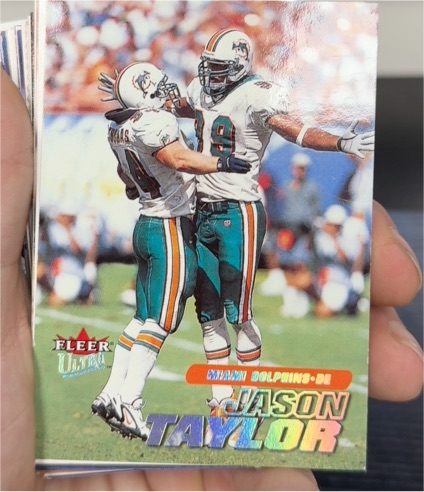 2001 Fleer Ultra #246 Jason Taylor — front