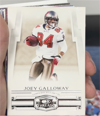 2007 Donruss Threads #52 Joey Galloway — front