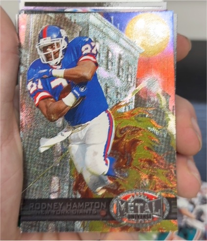 1997 Skybox Metal Universe #35 Rodney Hampton — front