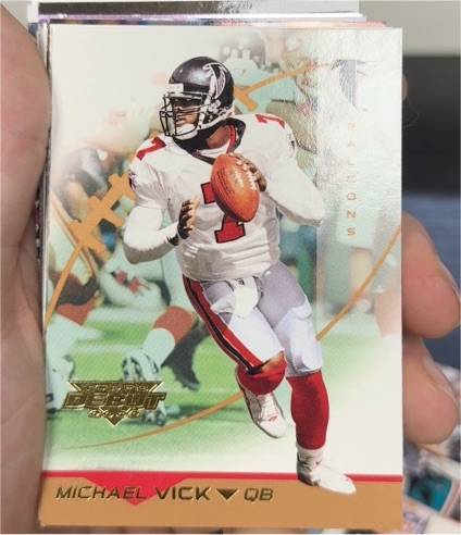 2002 Topps Debut #25 Michael Vick — front