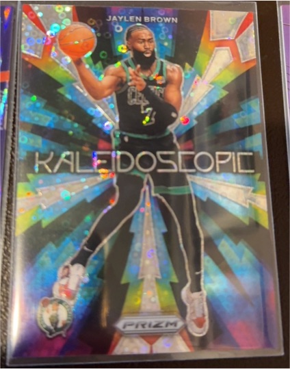 2023 Panini Prizm #26 Jaylen Brown Kaleidoscopic — front