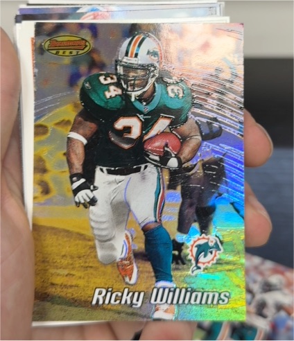 1997 Bowman #165 Ricky Williams — front