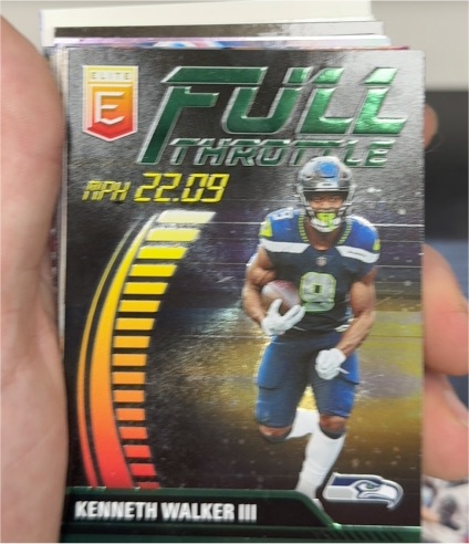2023 Panini Donruss Elite #FT-KW Kenneth Walker III Full Throttle — front