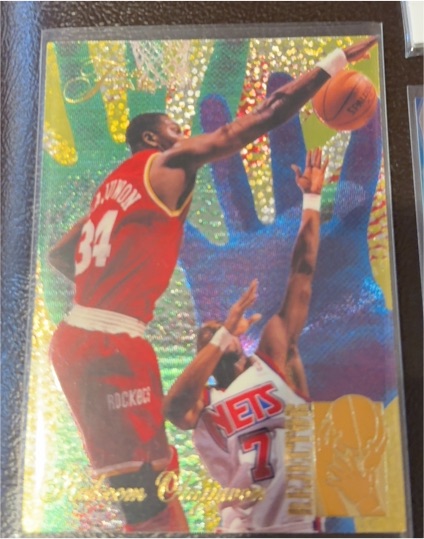 1994-95 Flair Rejectors #4 Hakeem Olajuwon — front