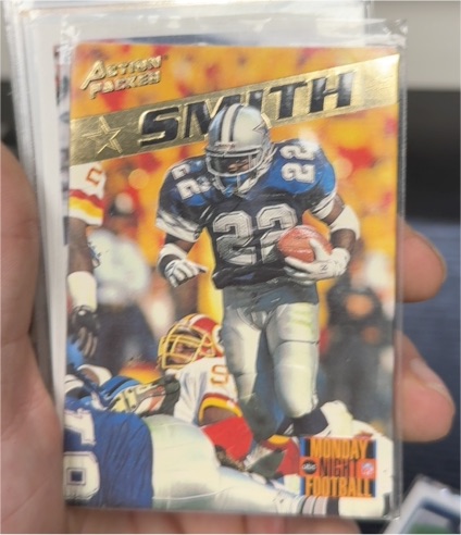 1995 Action Packed Monday Night Football #55 Emmitt Smith — front