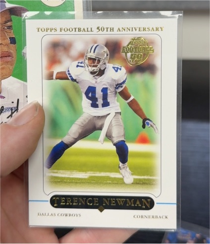 2005 Topps 50th Anniversary #12 Terence Newman — front