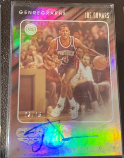 1992 Topps Stadium Club GenRegraphs #G-1 Joe Dumars — front