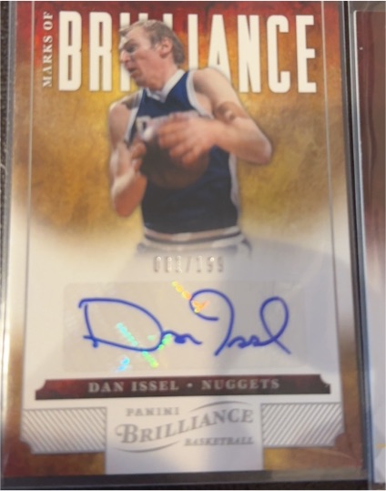 2012-13 Panini Brilliance Marks of Brilliance #Dan Issel — front