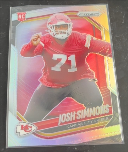 2025 Panini Prizm #337 Josh Simmons — front