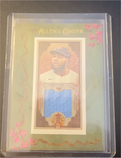 2025 Topps Allen & Ginter #MFR-VGU Vladimir Guerrero Jr. — front