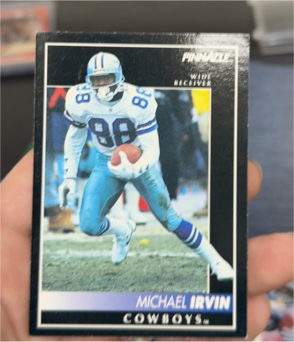 1992 Pinnacle #42 Michael Irvin — front