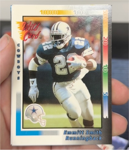 1992 Wild Card #273 Emmitt Smith — front