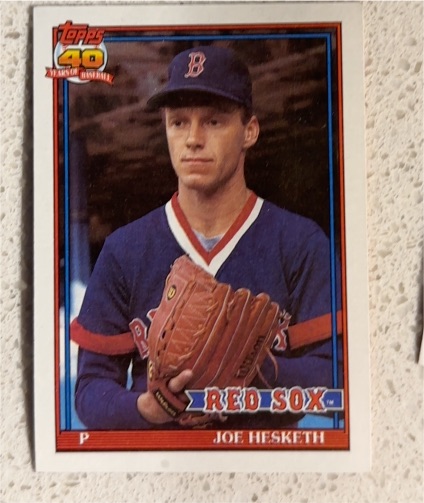 1991 Topps #269 Joe Hesketh — front
