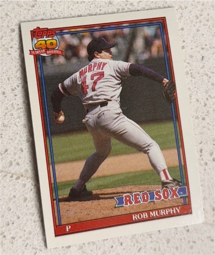 1991 Topps #542 Rob Murphy — front