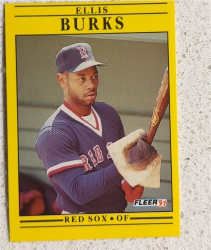 1991 Fleer #89 Ellis Burks — front