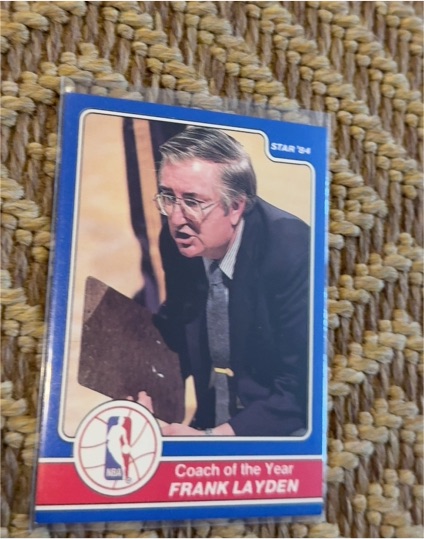 1984 Star Coach of the Year Frank Layden — front
