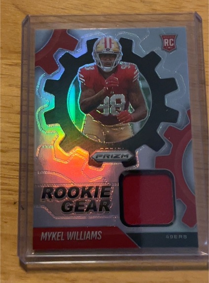 2025 Panini Prizm Rookie Gear #RGR-MYW Mykel Williams — front
