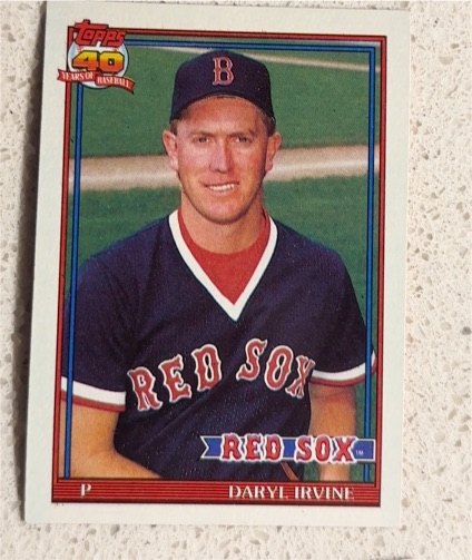 1991 Topps #189 Daryl Irvine — front