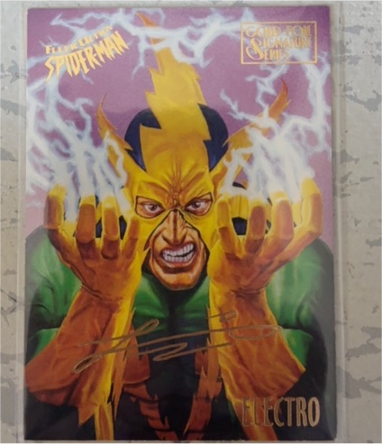 1995 Fleer Ultra Spider-Man #21 Electro — front