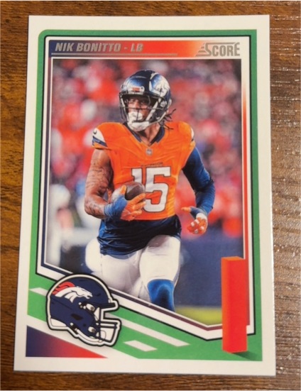 2025 Panini Score #50 Nik Bonitto — front
