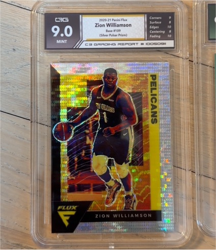 2020-21 Panini Flux #109 Zion Williamson — front