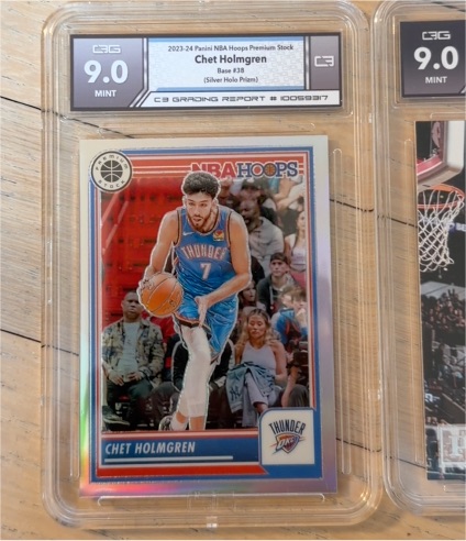 2023-24 Panini NBA Hoops Premium Stock #38 Chet Holmgren — front