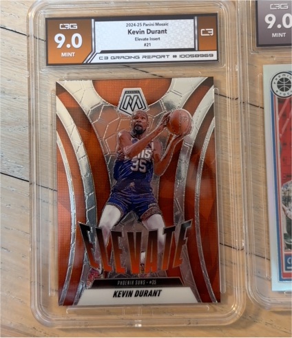 2024-25 Panini Mosaic #21 Kevin Durant Elevate Insert — front