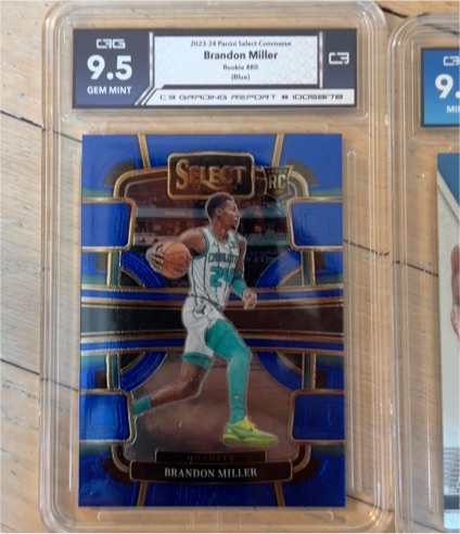 2023-24 Panini Select Concourse #80 Brandon Miller — front