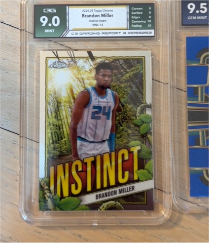 2024-25 Topps Chrome #INS-14 Brandon Miller — front