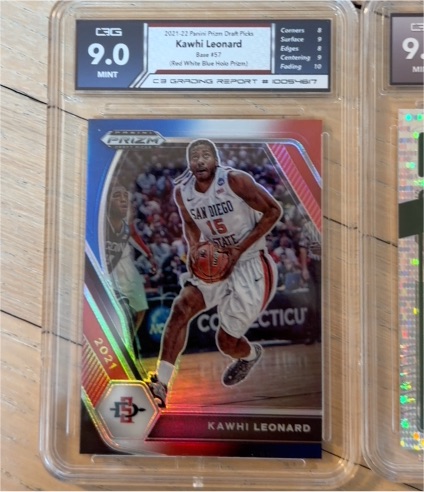 2021-22 Panini Prizm Draft Picks #57 Kawhi Leonard — front