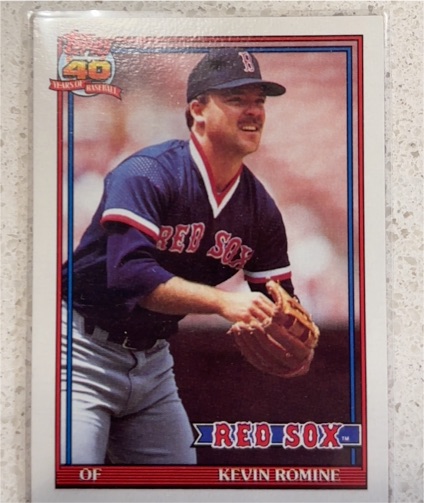 1991 Topps #652 Kevin Romine — front