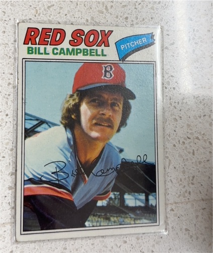 1977 Topps #166 Bill Campbell — front